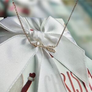 Tiffany & Co Graffiti Diamond Arrow Necklace Rose Gold, LONGER, 17.5"